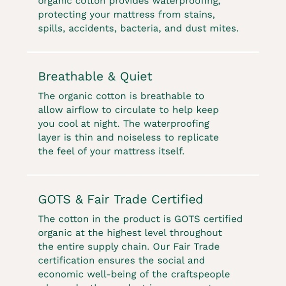 Birch Living Queen Mattress Protector - Picture 3 of 4